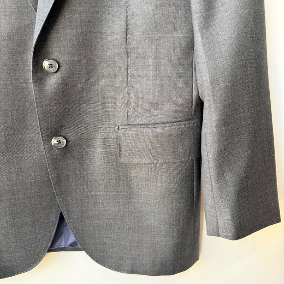 Suitsupply Lazio Gray Single-Breasted Wool Sport Coat – Size 38 - Picture 5 of 14